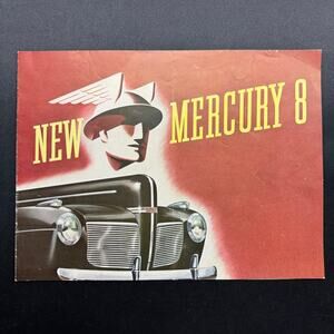 1941 Mercury 8 Vintage Original Sales Brochure